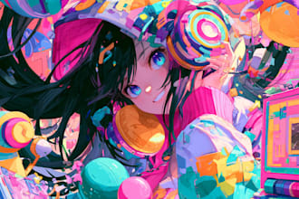 draw anime art illustration