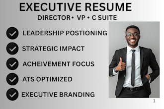 write an executive resume for directors, vp and c suite roles