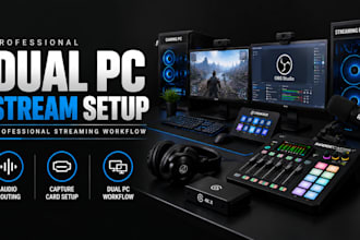 setup or fix obs studio, streamlabs and vmix for whatnot youtube and twitch