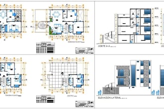 design a professional floor plan, house plan, and residential building design