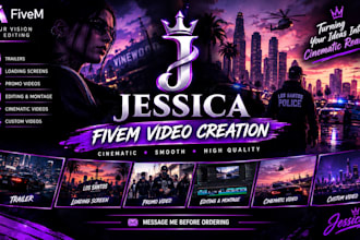 do fivem loading screen, cinematic trailer video, fivem intro, fivem teaser