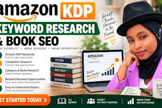 do amazon KDP keyword research and book SEO