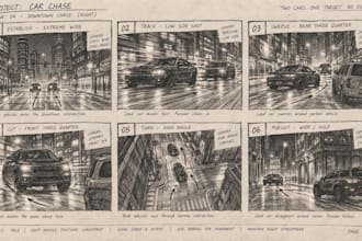 create dynamic action storyboards