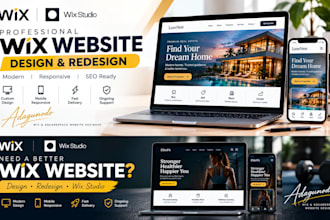 build a professional wix website or wix studio website