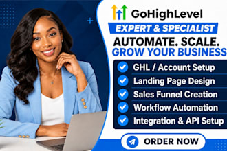 build ghl sales funnel ghl landing page gohighlevel website design ghl funnel