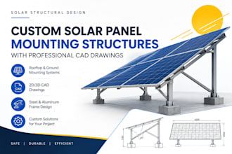 design durablesolar mounting systems with accurate structure
