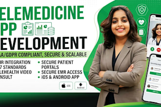 build a hipaa compliant telemedicine app like teladoc or amwell
