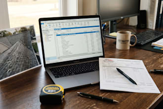 write a detailed xactimate roof replacement estimate with esx file