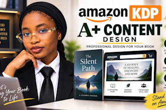 design amazon KDP a plus content for your book