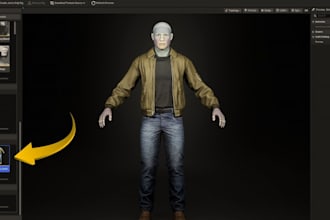 design a metahuman and realistic 3d outfits and clothing for metahuman character