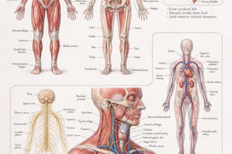draw human anatomy, medical illustrations and diagrams