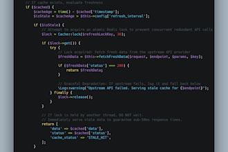 build high performance rest apis and backend middleware