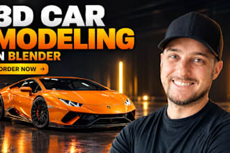 create 3d car models for game and 3d printing
