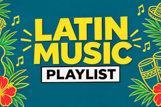 organic music promotion for your latin music on a leading latin playlist