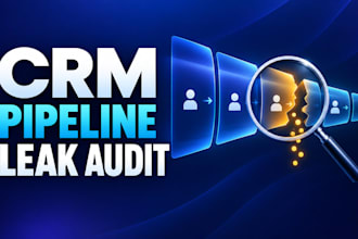 audit your CRM pipeline and find lead follow up leaks