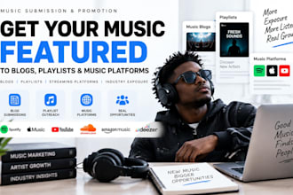 submit your music to blogs, playlists and music platforms
