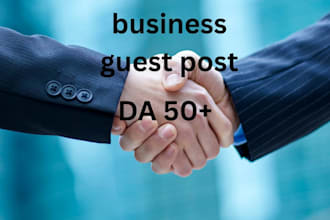 do high da guest post , publish article and SEO backlinks