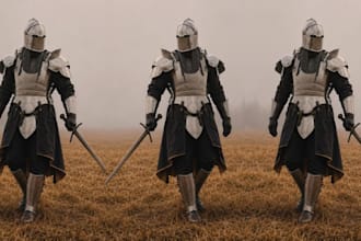 create full wearable cosplay creation fantasy knight armor cosplay props for con