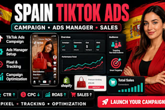 setup spain tiktok ads campaign, spain tik tok advertising, tiktok ads manager