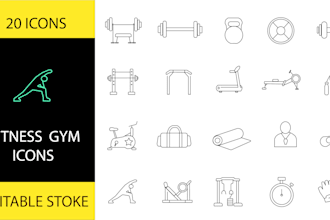 design custom app and website UI icons