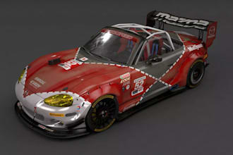 design acc lmu and iracing custom livery, lemans ultimate, assetto corsa tracks