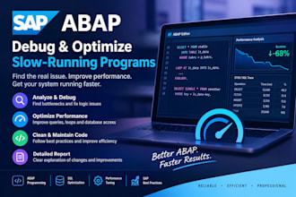 debug and optimize slow running abap programs