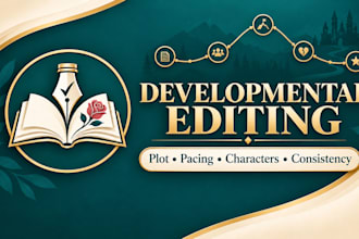developmentally edit your fiction manuscript for plot and consistency