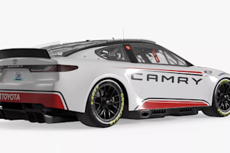 design custom sim racing livery for iracing, acc  le mans ultimate esports team