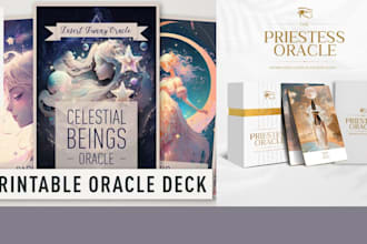 design custom oracle cards oracke deck tarot card spiritual deck