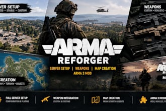 do arma reforger server setup arma reforger weapons map creation and arma 3 mod
