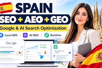 do spain monthly local off page, GEO, aeo, SEO backlinks building for ai search