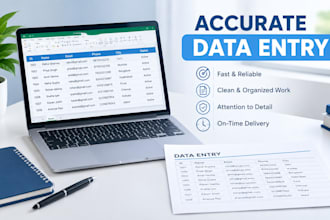 do accurate data entry and copy paste tasks