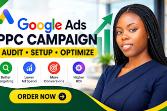 audit, setup and manage google adwords ppc campaign for meta ads optimization