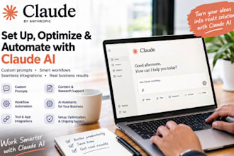 set up claude ai prompts, workflows and automation
