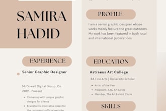 design a professional CV resume in ms word