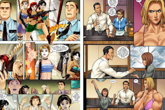 do custom graphic novel comic book illustration comic strip comic artist comics