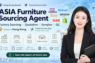 source furniture suppliers in china factory vetting, rfq, qc support