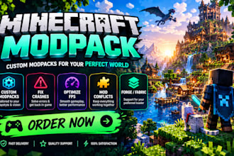custom minecraft modpacks fix crashes optimize fps mod conflicts forge fabric