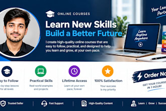 be your online course creator and instructional designer for udemy