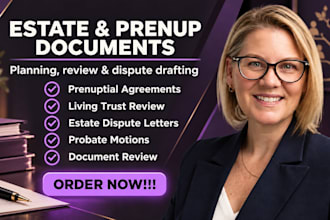 probate lawyer for prenup, living trust,estate dispute, civil litigation,tax law