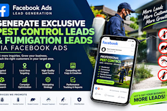 generate exclusive pest control leads, generate fumigation leads via facebook ad