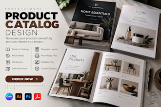 product catalog design catalogue sell sheet price sheet sale brochure magazines