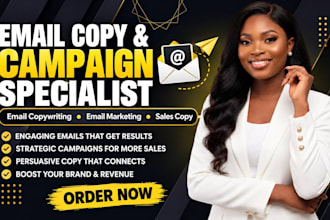 write email copy, email copywriting email campaign  email marketing sales copy