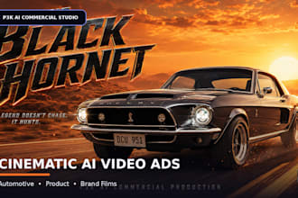 create a cinematic ai video commercial for your brand or product
