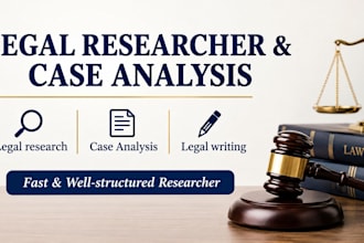 do legal reaserch, case law analysis and legal writing
