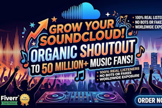 grow your soundcloud followers organic shoutout to 50 million music fans