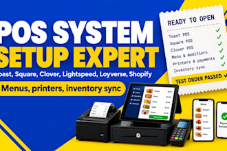 setup shopify pos square pos toast clover loyverse lightspeed pos integration