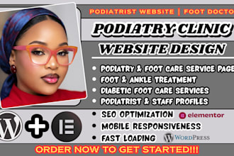 podiatry clinic website, podiatrist website, foot doctor website, podiatry