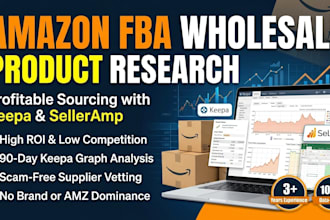 do profitable amazon wholesale fba product research with keepa