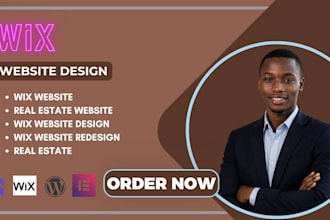 design wix real estate website, wix construction website, luxury wix website